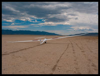 N44VH - Dry lake bed west of Parowan, Utah - by David Russell