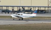 N9207Q @ KAPF - Departing runway 32 - by Kreg Anderson