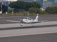 N567AB @ KSMO - N567AB arriving on RWY 21 - by Torsten Hoff