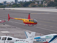 N144PE @ KSMO - N144PE moving from the helipad to the runway - by Torsten Hoff