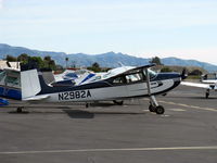 N2982A @ SZP - 1953 Cessna 180, Continental O-470-A 225 Hp, 1st year of production - by Doug Robertson