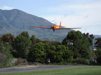 N1700F @ SZP - 1967 Sportavia-Putzer FOURNIER R.F.4.D motor-glider, Rectimo (VW) 4AR 1200 modified to 1,400 c.c. 40 Hp, on final Rwy 22 - by Doug Robertson