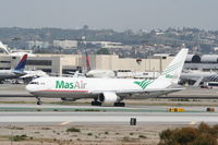 N314LA @ KLAX - MAS Boeing 767-316F, N314LA taxiway Hotel KLAX. - by Mark Kalfas