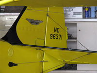 N96371 @ SZP - 1946 Taylorcraft BC-12D TRAVELER, Continental A&C65 65 Hp, logo - by Doug Robertson