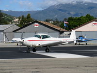 N91689 @ SZP - 1946 North American NAVION, Continental E-225 upgrade, takeoff roll Rwy 22, Young Eagles ride - by Doug Robertson