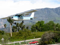 N704SL @ SZP - 1976 Cessna 150M, Continental O-200 100 Hp, on final Rwy 22 - by Doug Robertson