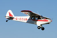 G-ECUB @ EGBR - 1958 Piper PIPER PA-18 - One of the many aircraft at Breighton on a fine Spring morning