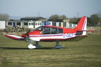 G-OACF @ EGBR - Robin DR400 /180 - One of the many aircraft at Breighton on a fine Spring morning