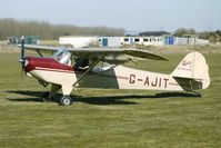 G-AJIT @ EGBR - 1946 Kingsland Aviation Ltd AUSTER KINGSLAND - One of the many aircraft at Breighton on a fine Spring morning