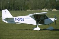 G-CFGO @ EGBR - One of the many aircraft at Breighton on a fine Spring morning