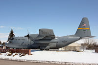 63-7861 @ CYS - C-130E c/n 3931 Wyoming ANG gate guard - by Duncan Kirk
