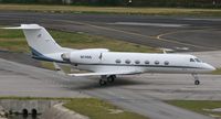 N74GG @ TNCM - N74GG taxing to the holding point Alpha for take off from TNCM