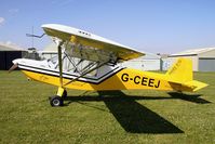 G-CEEJ @ X5FB - Rans S-7S Courier at Fishburn Airfield, UK in 2008. - by Malcolm Clarke