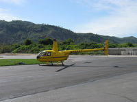 N7523T @ SZP - 2004 Robinson R44 II, Lycoming IO-540 derated to 245 Hp for 5 minutes, 205 Hp continuous, engine warmup - by Doug Robertson