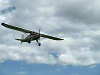 N2028K @ SZP - 1947 Luscombe 8E SILVAIRE, Continental C85 85 Hp, on final Rwy 22 - by Doug Robertson