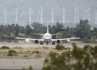 N769AS @ KPSP - Alaska Airlines Boeing 737-490, ASA313 to KSFO 13R departure KPSP. - by Mark Kalfas