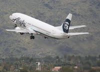 N769AS @ KPSP - Alaska Airlines Boeing 737-490, ASA313 to KSFO 13R departure KPSP. - by Mark Kalfas