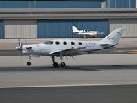N3XF @ KSMO - N3XF arriving on RWY 21 - by Torsten Hoff