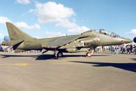 ZH654 @ EGVA - Harrier T.10, callsign BDN 13, of the Armament & Aircraft Experimental Establishment - A & AEE - at Boscombe Down on display at the 1995 Intnl Air Tattoo at RAF Fairford. - by Peter Nicholson