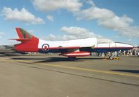 XL612 @ EGVA - Hunter T.7 of Boscombe Down's Empire Test Pilots School on display at the 1995 Intnl Air Tattoo at RAF Fairford. - by Peter Nicholson