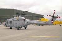 XZ698 @ EGXW - Westland WG-13 Lynx HAS3S. From the Royal Naval Aircraft Yard, Fleetlands at RAF Waddington's Air Show in 1995. - by Malcolm Clarke