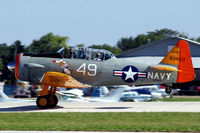 N29931 @ KOSH - North American T-6G Texan [168-583] Oshkosh~N 30/07/2008. Seen departing from the EAA AirVenture 2008. - by Ray Barber