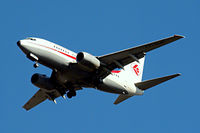 7T-VJR @ EGLL - Boeing 737-6D6 [30545] (Air Algerie) Home~G 02/03/2010.  Taken on approach 3 miles out 27R London Heathrow Airport.