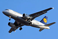 D-AIBA @ EGLL - Airbus A319-114 [4141] (Lufthansa) Home~G 02/03/2010. Taken on approach 3 miles out 27R London Heathrow Airport.