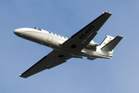 EC-KKO @ EGLL - Cessna Citation Bravo [550-0992] Home~G 12/11/2009. Taken on approach 3 miles out 27R London Heathrow Airport. - by Ray Barber