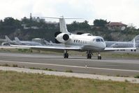 N811DF @ TNCM - Just landed at TNCM and making use of there stopping power!!!!! - by Daniel Jef