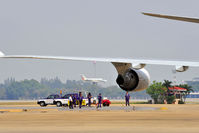 HS-TGP @ VTBD - Ground crew team, wait for HS-TGP departure ... - by BigDaeng