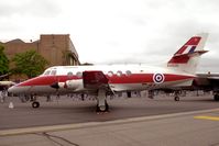 XX500 @ EGXW - Scottish Aviation HP-137 Jetstream T1. From RAF No 6 FTS/45(R) Sqn, Finningley at RAF Waddington's Air Show in 1995. - by Malcolm Clarke