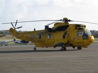 ZH540 @ EGFH - Visiting Westland Sea King coded U of 'A' Flight 22 Squadron RAF based at RMB Chivenor, Devon. - by Roger Winser
