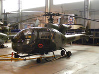 XZ349 @ EGVP - undergoing maintenance with the Gazelle Depth Support Hub - by Chris Hall