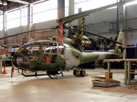 XZ345 @ EGVP - undergoing maintenance with the Gazelle Depth Support Hub - by Chris Hall
