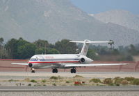 N567AM @ KPSP - American Airlines Mcdonnell Douglas DC-9-83(MD-83), AAL1832 to KORD, 13R departure KPSP. - by Mark Kalfas