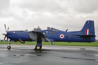 ZF406 @ EGXW - Short S-312 Tucano T1. From the RAF Central Flying School based at Scampton at RAF Waddington's Photocall 94. - by Malcolm Clarke