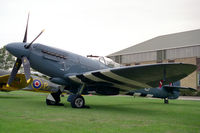 PS853 @ EGXC - Supermarine 389 Spitfire PR19. From the RAF's Battle of Britain Memorial Flight and seen at RAF Coningsby's Photocall 94. - by Malcolm Clarke
