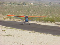 N31308 @ 58CL - Bill Carpenter landing his Aeronca 65TC at Borrego Air Ranch - by Dorothy Carpenter
