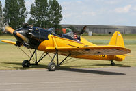 G-RLWG @ EG10 - Taxiing in after a lively display routine. - by MikeP