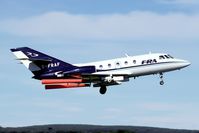 G-FRAF @ EGQS - Target towing mission during the JMC 1999.