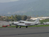 N6486P @ POC - Parked at Brackett - by Helicopterfriend