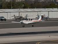 N338SJ @ KSMO - N338SJ arriving on RWY 21 - by Torsten Hoff