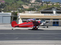 N5762B @ SZP - 1980 Great Lakes 2T-1A-2, Lycoming AEIO-360-B1F6 180 Hp, taxi - by Doug Robertson