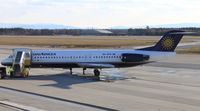 9A-BTD @ LOWG - Sun Adria (Trade Air) Fokker 100