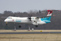 LX-LGE @ EDDR - moments before touchdown - by Friedrich Becker