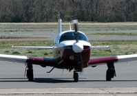 N621AJ @ DTN - Taxiing after landing at Downtown Shreveport. - by paulp