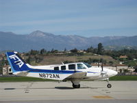 N872AN @ CMA - 1993 Beech 58 BARON, two Continental IO-550-C 300 Hp each, stretched version of 55 BARON, of International Flight Training Academy - by Doug Robertson