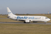 YR-BAD @ LOWW - Blue Air 737-400 - by Andy Graf-VAP