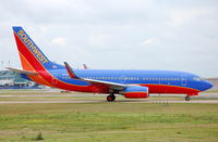 N256WN @ HOU - Lining up for takeoff 12R - by AJ Heiser